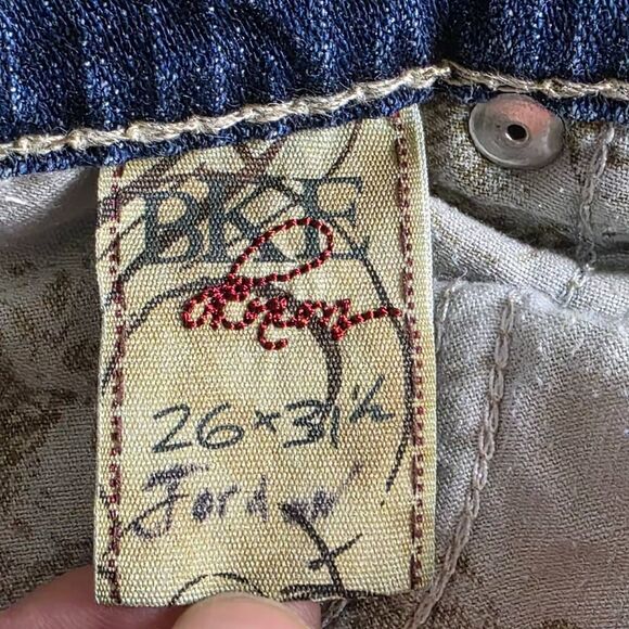 BKE Lexi Bootcut Jeans Women’s 26x31.5 Embellished Pockets - Picture 10 of 16